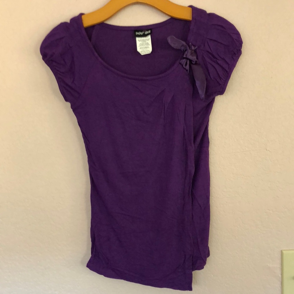 Paper Doll purple top size 12/14